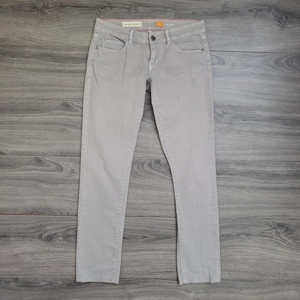 Pilcro and the Letterpress Grey Skinny Jeans Stet - Picture 2 of 11